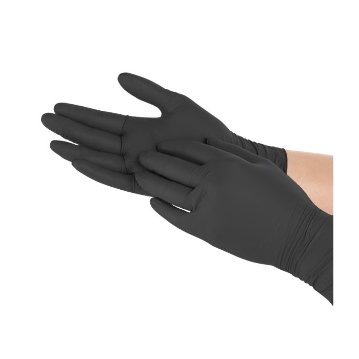 Handschuhe schwarz Black Olive L