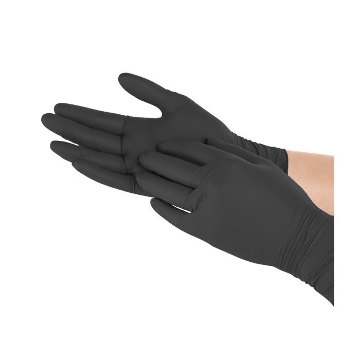 Handschuhe Nitrylex schwarz S