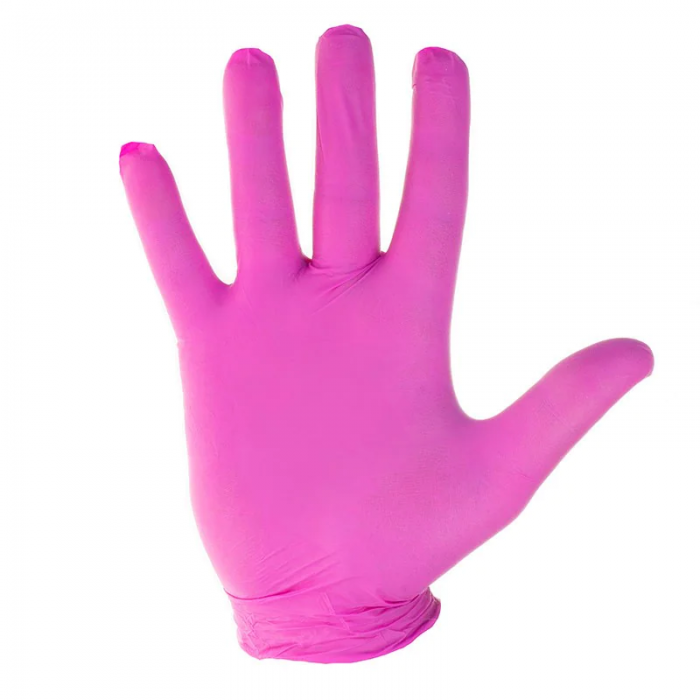 Handschuhe Nitrylex M Magenta