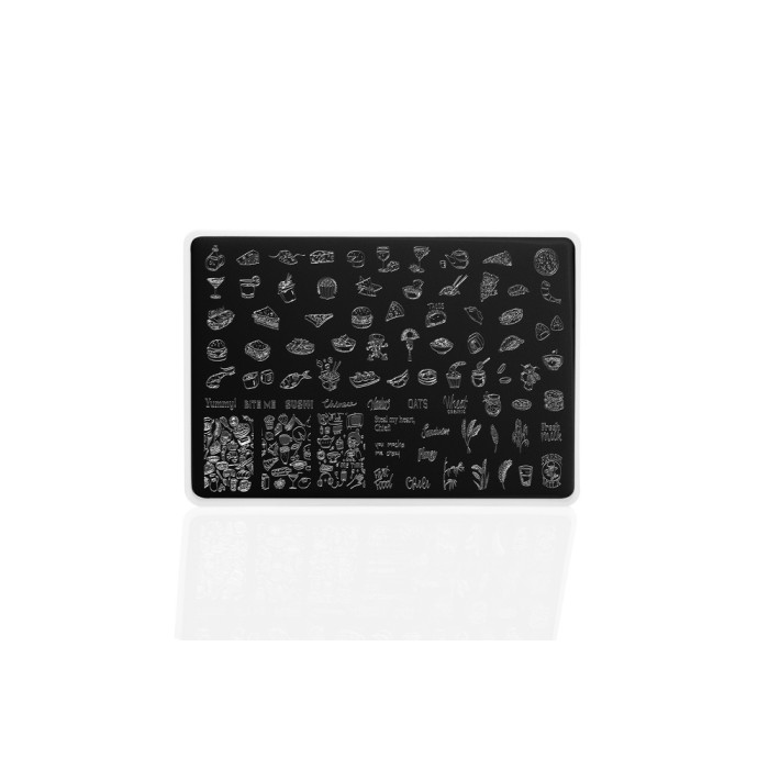 Nailart Stamping Schablone - Foodie 2
