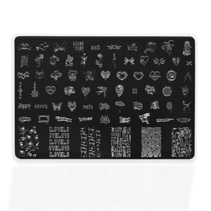 Stamping Schablone Love – 70 Designs für Valentinstag & mehr