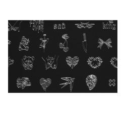 Stamping Schablone Love – 70 Designs für Valentinstag & mehr