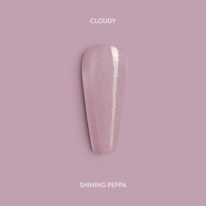 Shining Peppa – Cloudy UV Lack 7ml – Saftiges Rosa mit Partikeln