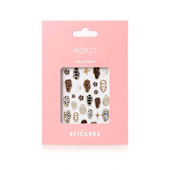 Nail Stickers Feral Print