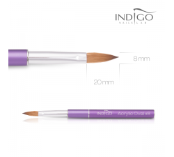 Indigo Acrylic Brush no.8 Kolinsky Violet