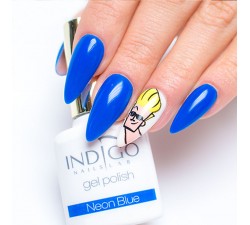 Neon Blue Gel Polish Indigo