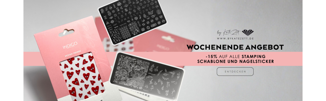 -15% auf alle stamping schablone und nagelsticker